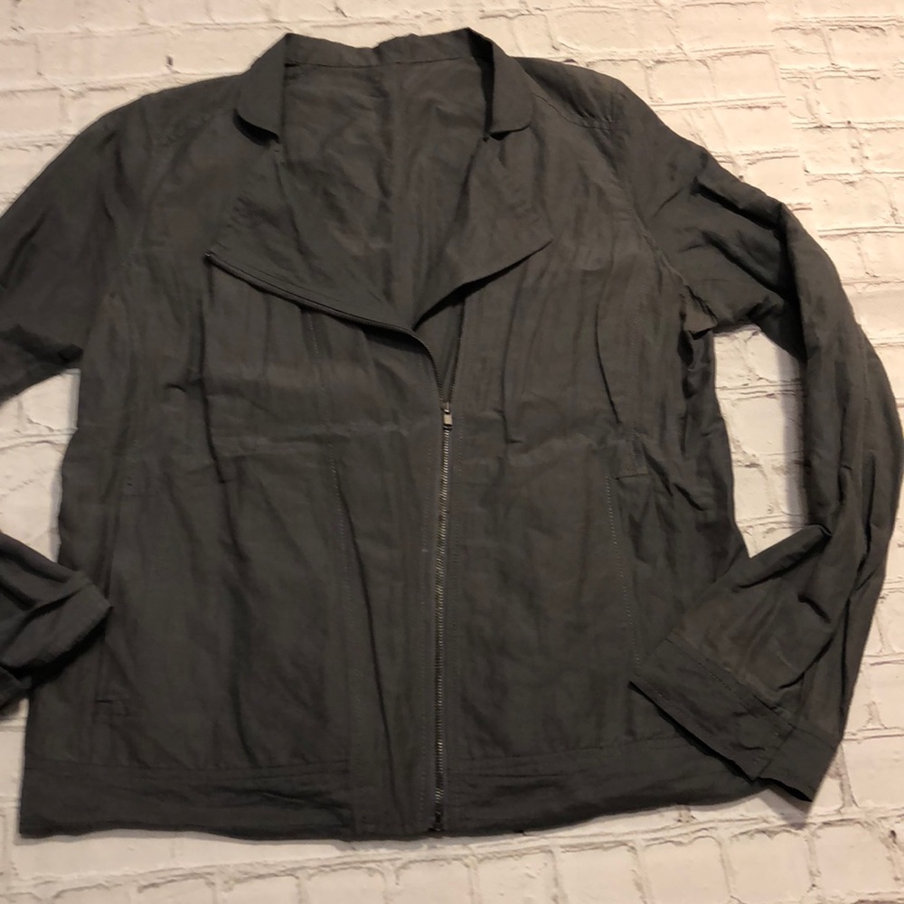 Eileen Fisher Asymmetrical Moto Jacket